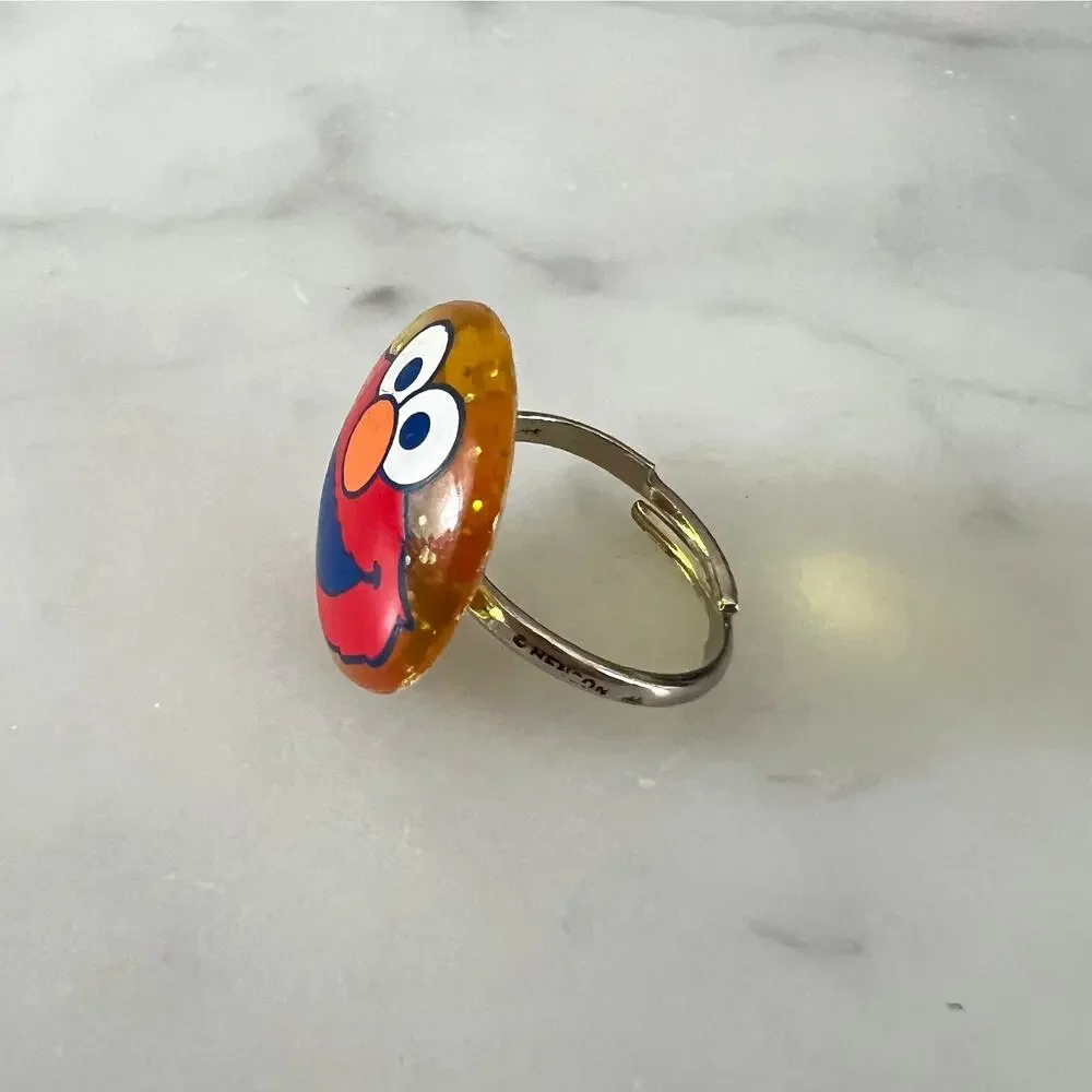 Vintage Elmo Kidcore Adjustable Ring
